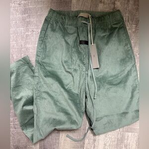 Essentials Green Corduroy Pants